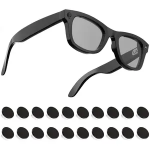 LED Light Cover Sticker for Smart Glasses - Compatible with Meta Ray-Ban Gen 1 & Meta Wayfarer Anti-GlarePrivacy Sticker Soft Light Design Easy to Install (white-20 Pcs)