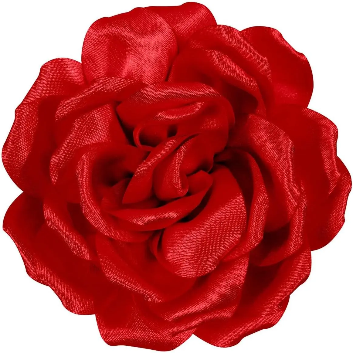 Women's 4.3-Inch Rose Shape Hair Clip Brooch - Charming Flower Pin for Clothes, Stylish Accessory (Brooches for Women)