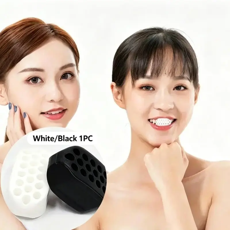 Jawline Exerciser Ball, Facial Jaw Muscle Toner, Food-Grade Silica, Face Chin Cheek Lifting, Slimming, 1pc