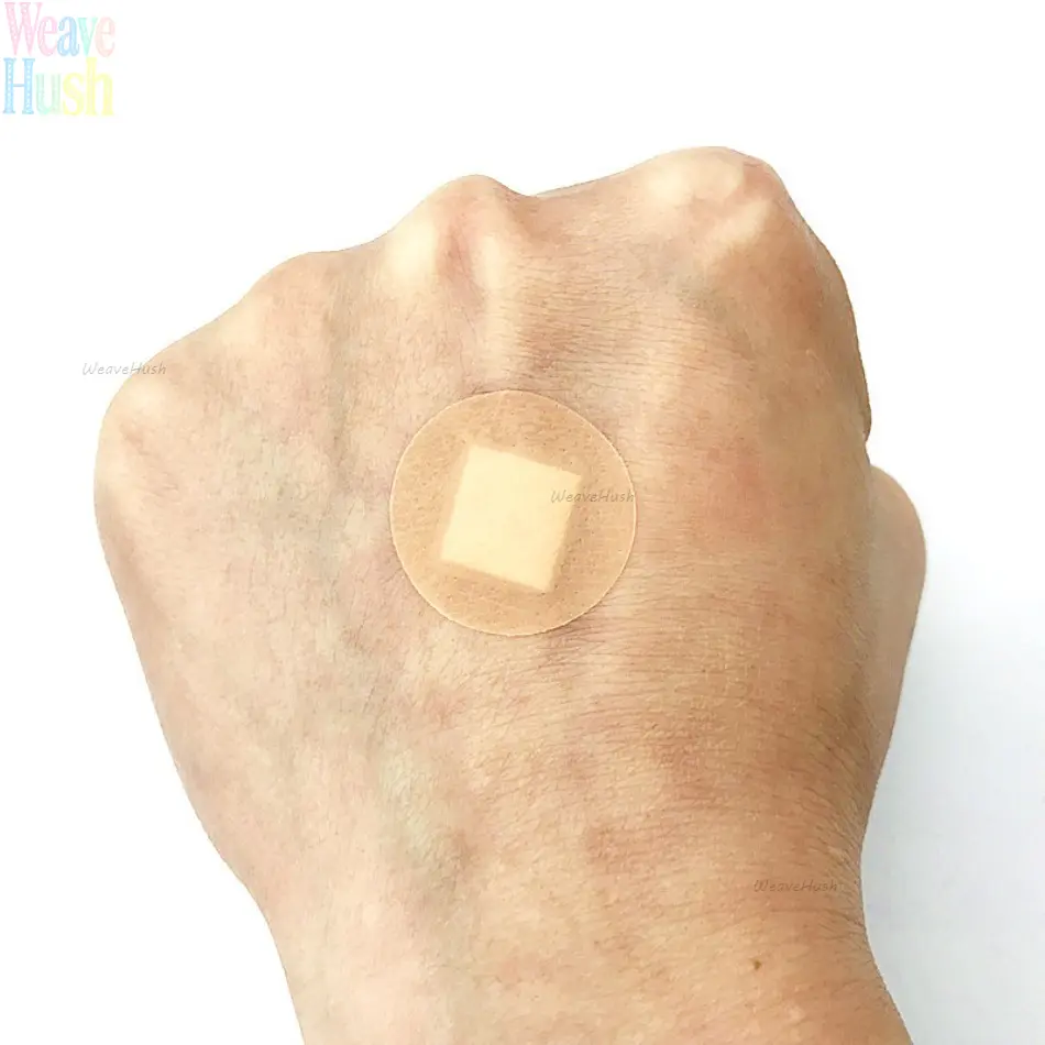 100‑Pack Round Waterproof‑Breathable Band‑Aids, Daily‑Care Essentials, Ultra‑Thin Invisible Beauty Spot Stickers, Skin‑Friendly Adhesive Bandages for Minor‑Wound‑Care and Acne‑Spot‑Covering