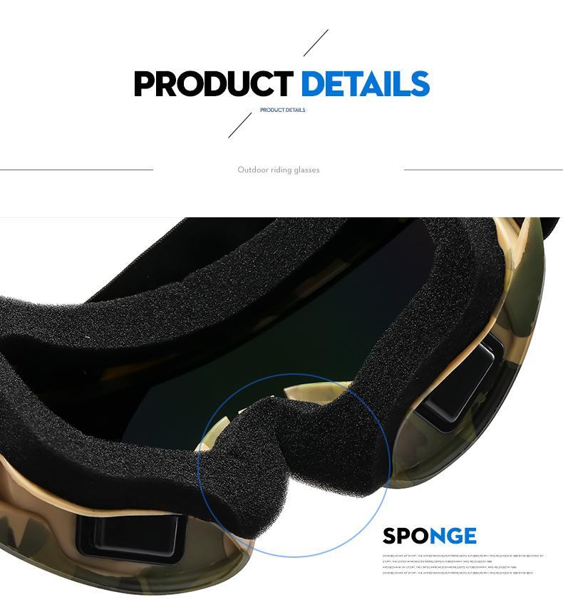 Large Frame Ski Goggles with Colorful Lenses & Soft Sponge Padding, Impact-Resistant Anti-Glare Snow Eyewear for Outdoor Winter Sports, Snowboarding & Skiing