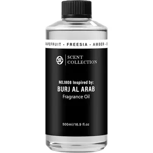 Dubai Luxury Scent Diffuser Oil 500ml – Hotel Style Fragrance Oil for Home, Large Room – Long Lasting Aroma Oil for Ultrasonic & Waterless Diffusers – Grapefruit, Freesia, Amber