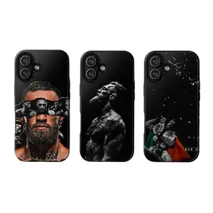 Connor McGregor Phone Case UFC Cage Fighter Two-In-One Drop-Resistant Mobile Phone Case Protection For IPhone 17-11, Pro Max, Pro Plus, and Samsung S26 25 24 23 Safety Case