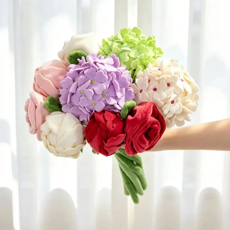 Toys & Hobbies 40cm Soft Plush Cartoon Simulation Dolls - Sunflower, Rose, Calla Lily, Daisy, Tulip Varieties, Home Decoration