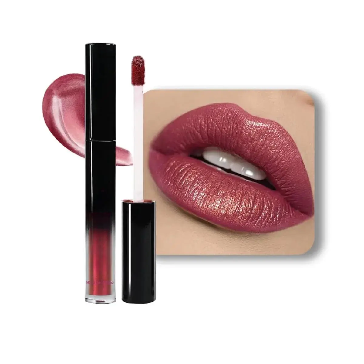 Metallic Glitter Liquid Lipstick, Hydrating Long-Lasting Vegan Lipgloss, Waterproof and Smudgeproof Formula for Women, Dark Red Purple 03, Makeup Products, Cosmetic, Party, Glossy, Antioxidants, Smudge-Proof, Daily/Party, 400Ml, 03# Red Purple, Single Ite