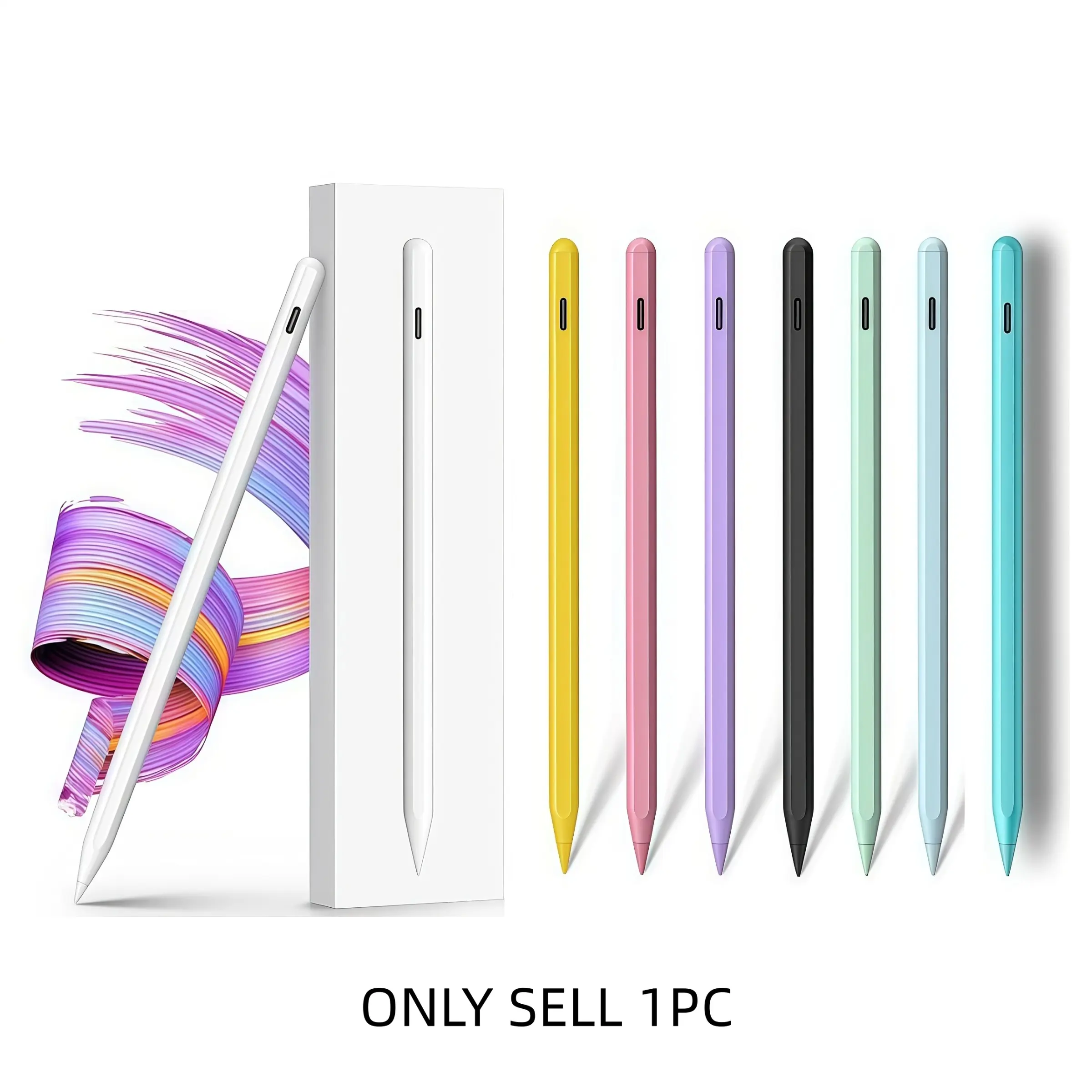 2026 Stylus Pen for iPad 2018-2026, Fast USB-C Charge Palm Rejection, Magnetic Attachment, Compatible with Apple Pencil iPad 11/10/9/8/7/6, pro 13/12.9/11, Air 3/4/5/M2/M3/M4, and Mini 5/6/7 Gen, Tablet Pen