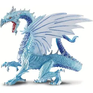 Western Mythical Animal Dragon Model, Ice Flying Dragon God Statue, Desktop Decoration Ornament, Desktop Ornaments, Perfect Gift Idea