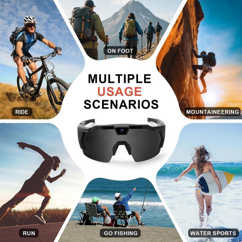 New Sunglasses Camera DV Sports Recording Photo Camera Smart Outdoor Cycling Recorder.