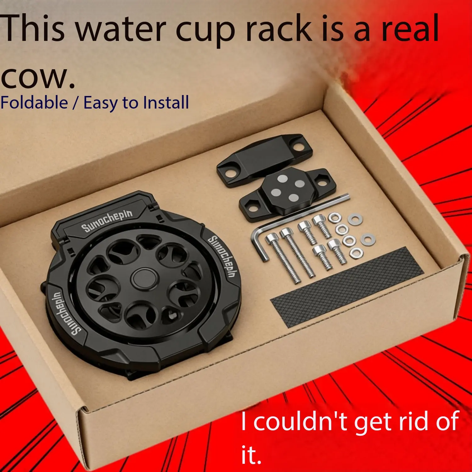 Universal Electric Scooter Cup Holder, Bike Water Bottle Rack, Motorcycle Drink Stand, Outdoor Cycling Cup Mount, Motorcycle Accessory, 1pcs