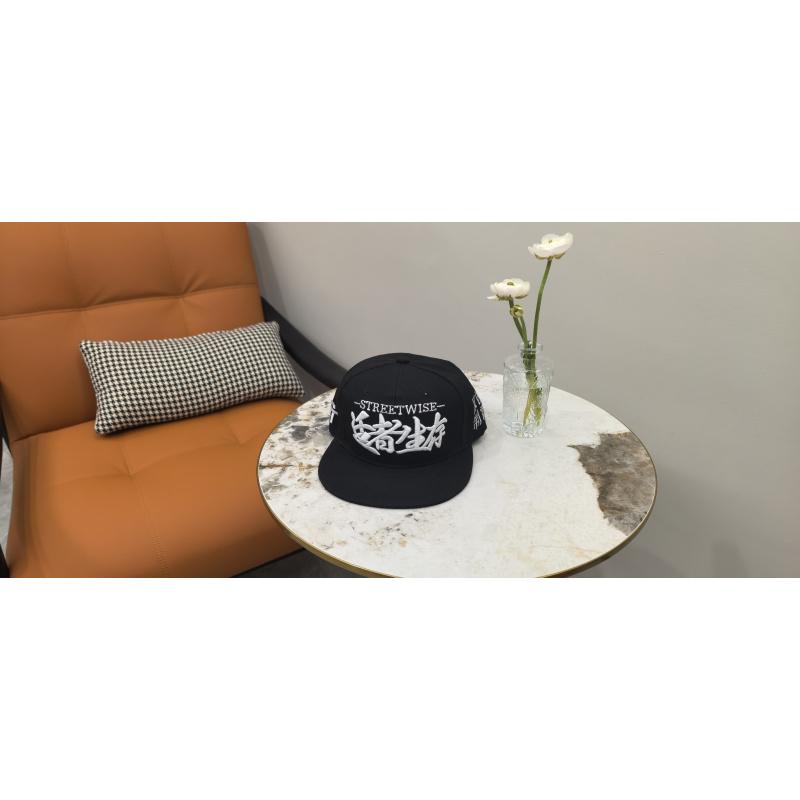 Hip-hop hat, street fashion item, flat-brim cap, baseball cap--question mark style