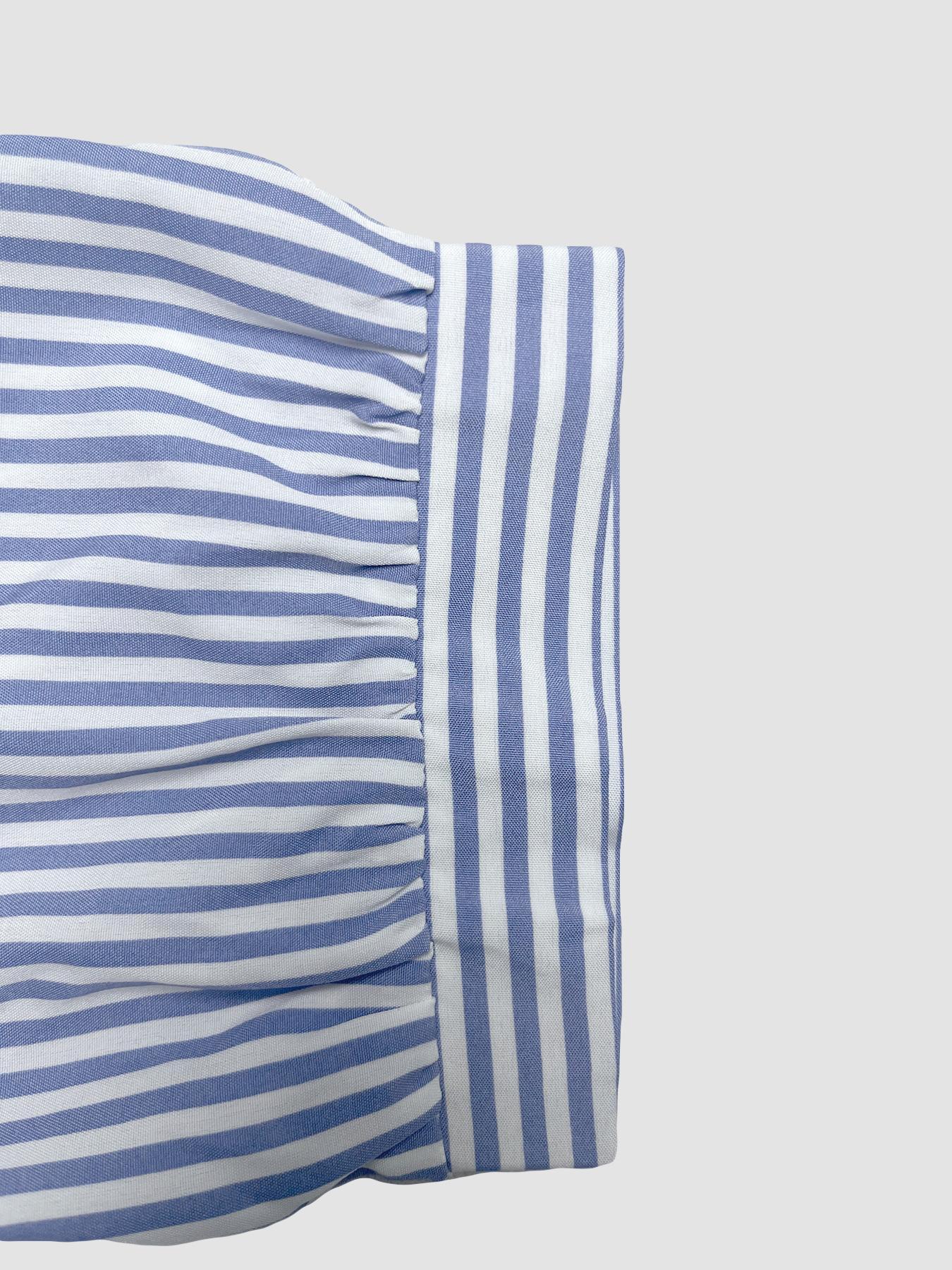 Women's Striped Print Adjustable Belted Button Dress, Elegant Casual Long Dress for Summer, Women's Clothing for Daily Wear, Fit, Womenswear