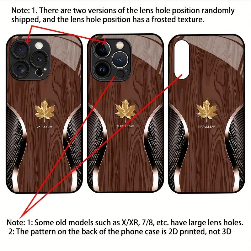 Black, brown, red, blue textured pattern glass phone case, for iPhone 17 16 15 14 13 12 11 pro max