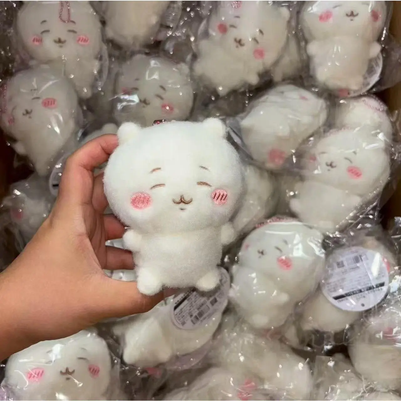 Kawaii Plush Keychain Cute Anime Doll Charm Pendant – JIYI Style Hachiware Usagi Mini Stuffed Toy Bag Decoration Gift