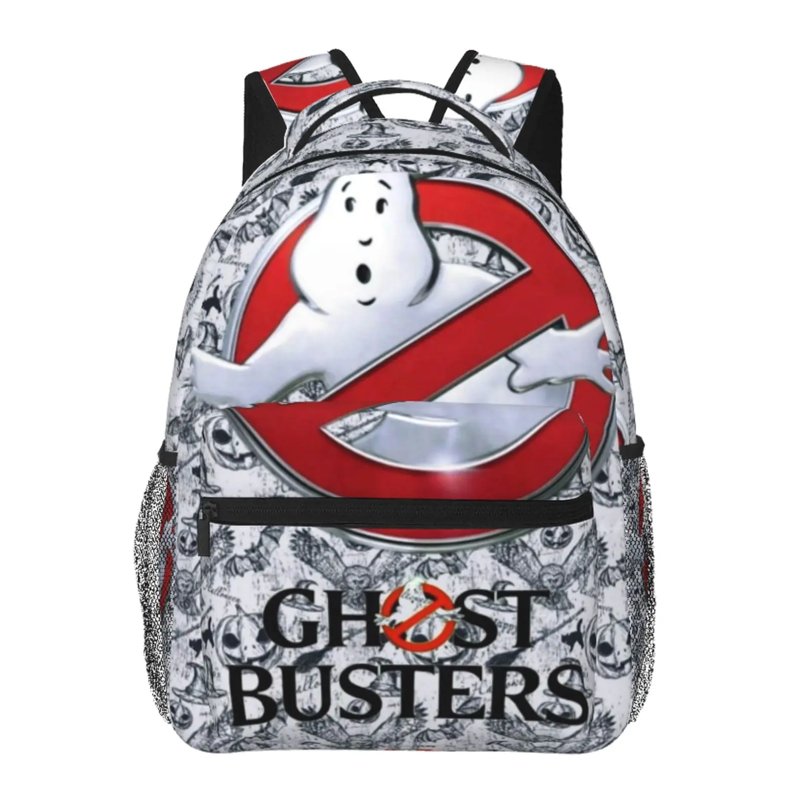 Ghostbusters 3 Chic Anime Cartoon Backpack - Lightweight, Adjustable Straps, Unisex School Bag for Teens - Ideal for School, Travel - Perfect Thanksgiving Gift for Family, Best Friend, Hunting Enthusiasts