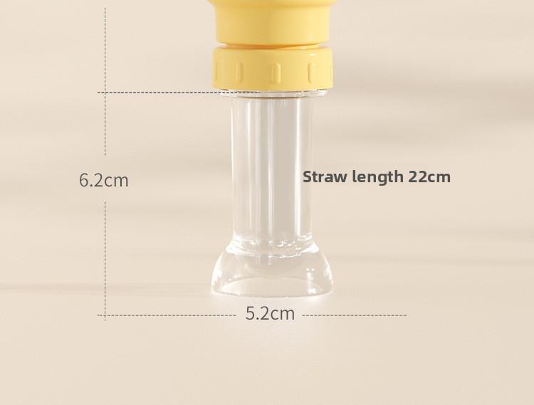 1 Pack Kids Water Bottle Spout Conversion Cap with Straw |     Universal Fit for Juice & Water Bottles |     Spill-Pro |   Spill-Proof Flip Top Cover for Toddlers & Children