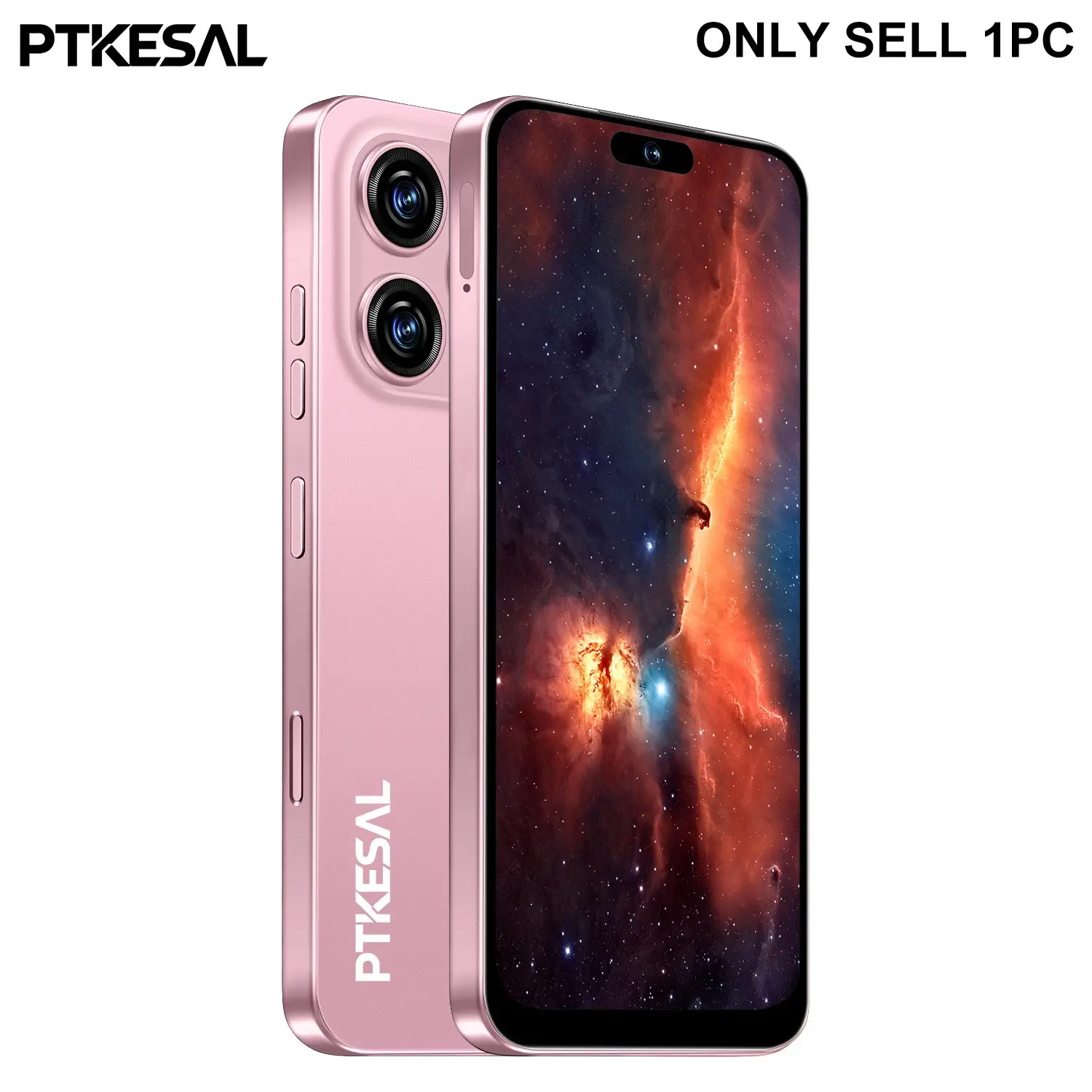 PTKESAL-16 Pro Max, 6+64GB memory, 16+20MP camera, genuine fingerprint unlocking, 4950mAh battery, Android 12, MTK6762 eight nuclear, 4G smart phone.