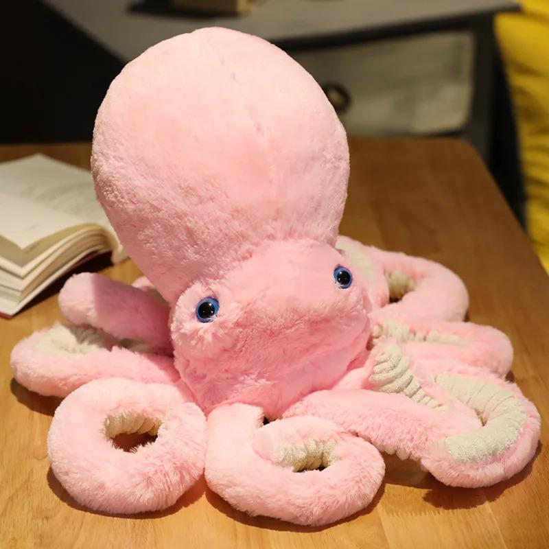 Kawaii Giant Octopus Plush Pillow Soft Stuffed Animal Home Decor