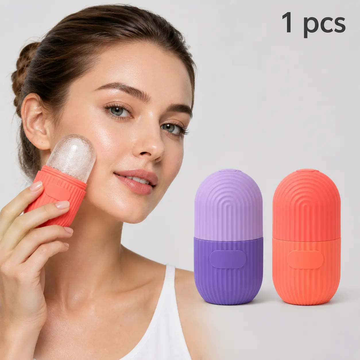 Ice Facial Massage Roller, Unisex Ice Compress Skin Care Tool for Face, Eyes and Joints
