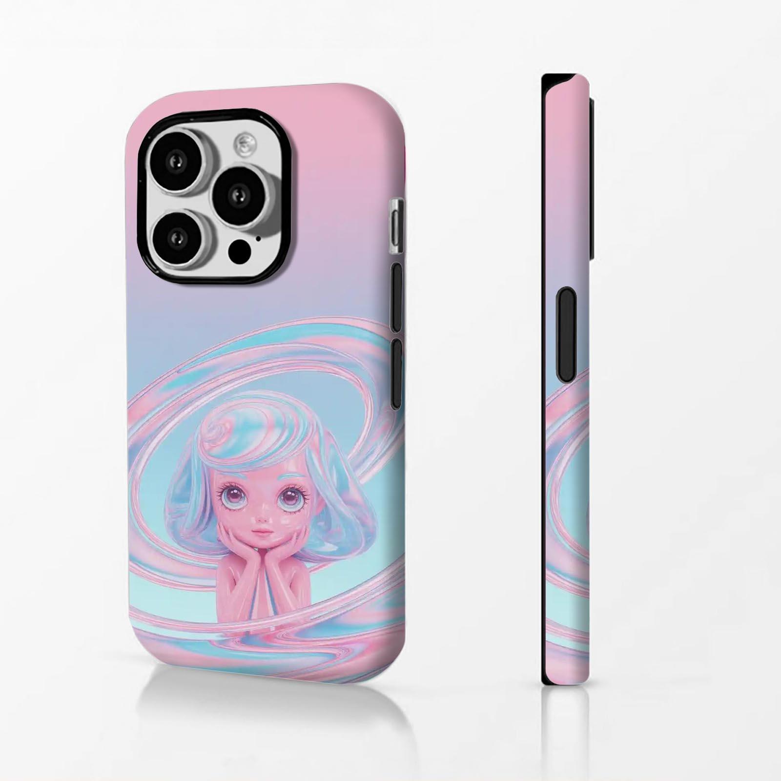 swirls, pastel, abstract Soft And Hard Two-In-One Film Printed Full Pattern Case For IPhone 16 15 14 13 1211 Pro Max Plus Phone Case