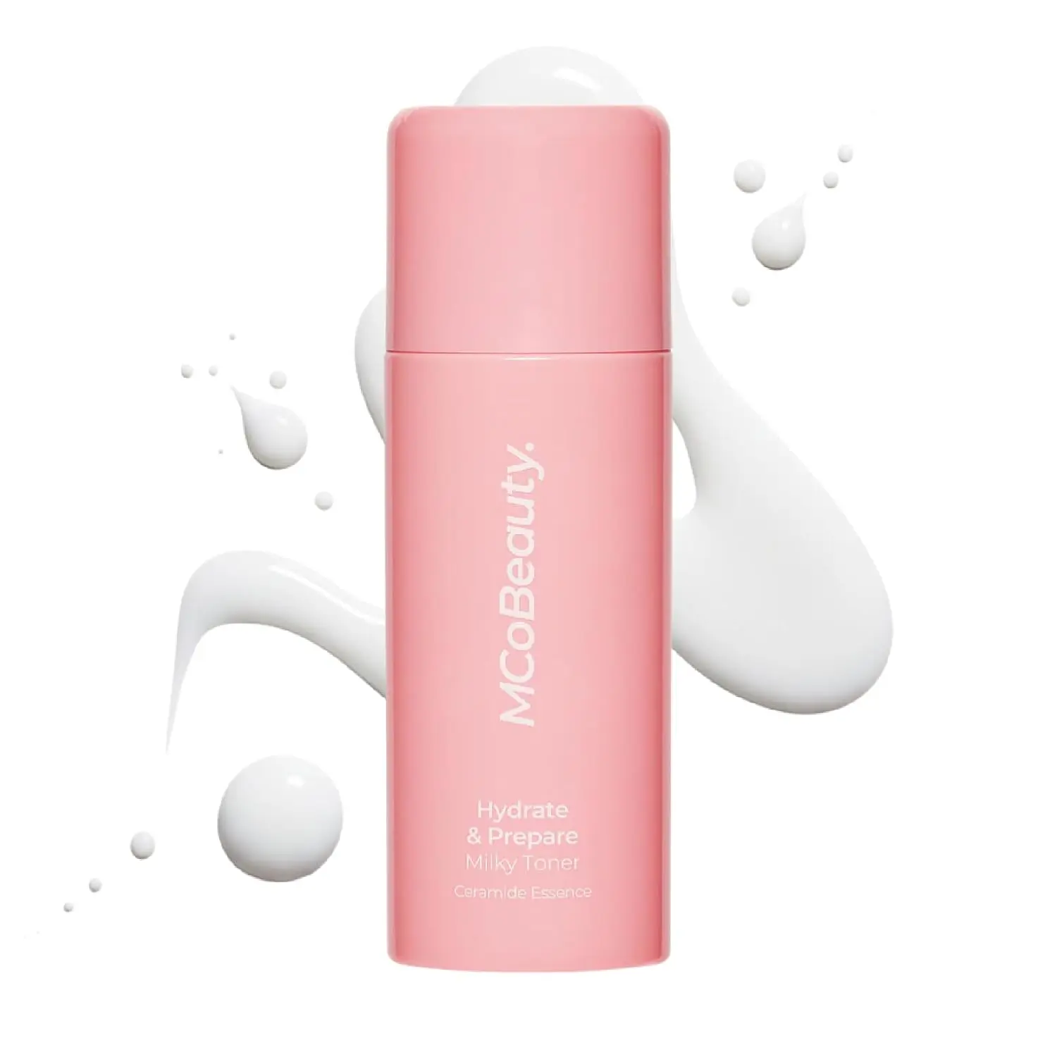 Milky Hydrating Toner Essence with Ceramide & Hyaluronic Acid - Dewy Finish, Plumps Skin, Calms, Preps Makeup, Vegan, Cruelty-Free