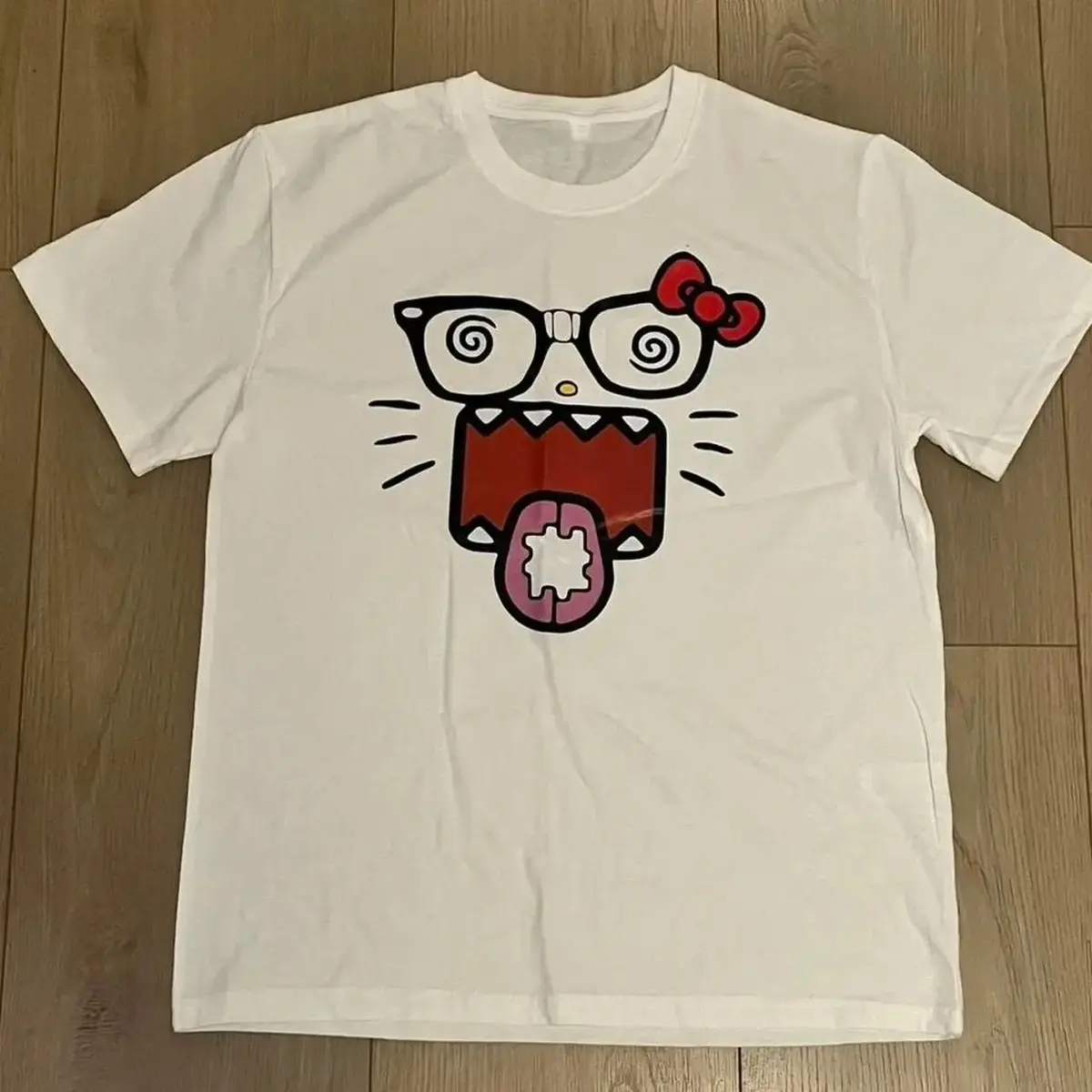 Y2k Domo x Kitty Unisex Graphic T-shirt  Tee Graphic Tee
