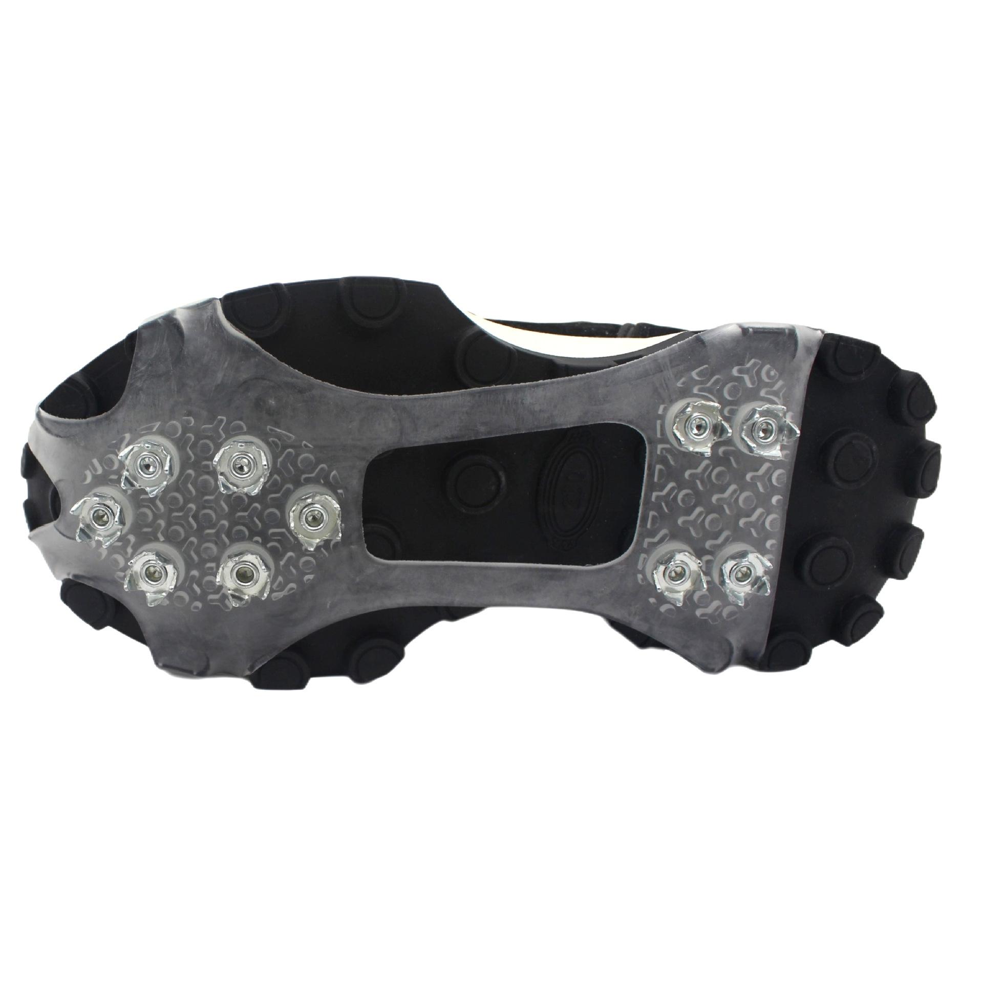 Invisible Transparent Ice Grippers with Steel Nails for Safe Winter Walking