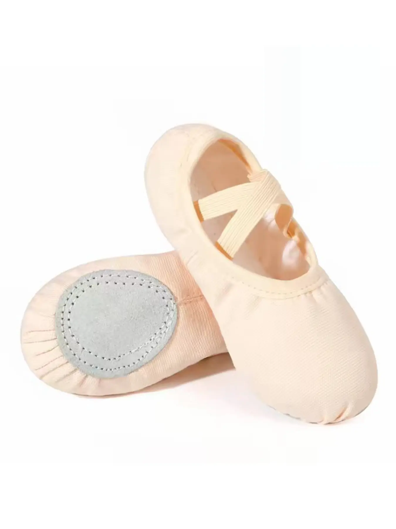 Women Breathable Split Sole Ballet Shoes Lightweight Sweat Absorbent Indoor Dance Flats Dance Footwear