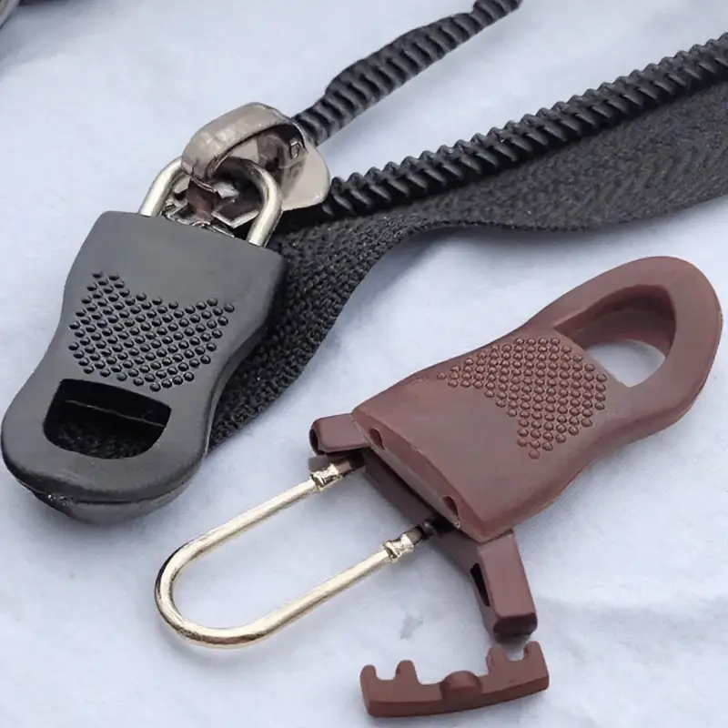 Slip-Resistant Durable Zipper Pull Accessories DIY Repair Kit for Clothing Bags Rustproof Replacement Parts Multi-Scenario Fixing Tool Emergency Repair Set Metal Zipper Head Replacement