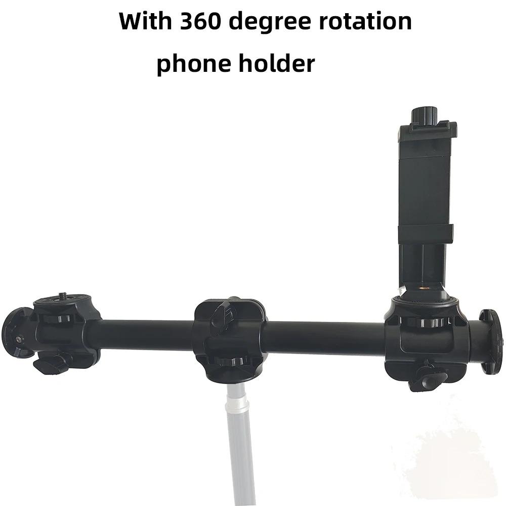 New Extension Pole Monopod Mount Holder with 1/4 inch Screw Stands for Cameras Mobile Phones LED Lamps Tripods Live Bloggers