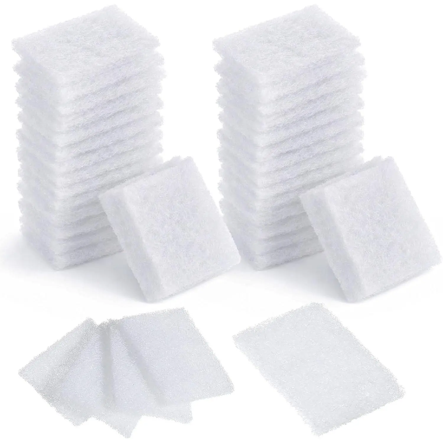 100 Pack Unscented Aroma Pads Aroma Oil Refill Pads White  Perfume Diffusers Microfibre Humidifier Pad  for   Equipment Locket Scent Ball Plug-in Diffuser
