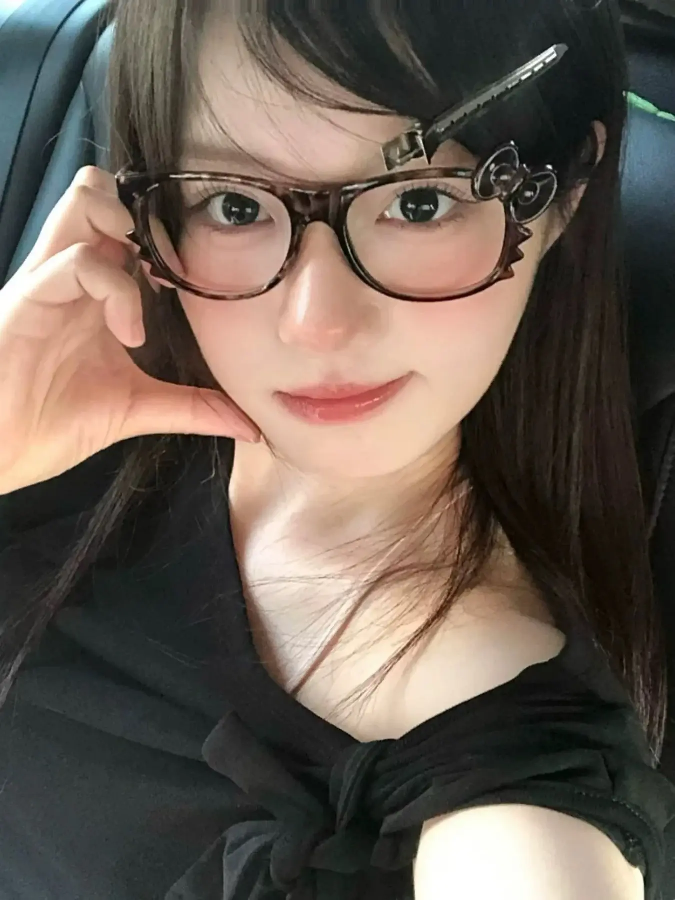 Y2K Cat Cartoon Glasses Frame, Retro Cute Style, Durable Streetwear Accessory, Ice Glacier Cat Eye, All Seasons Fashion