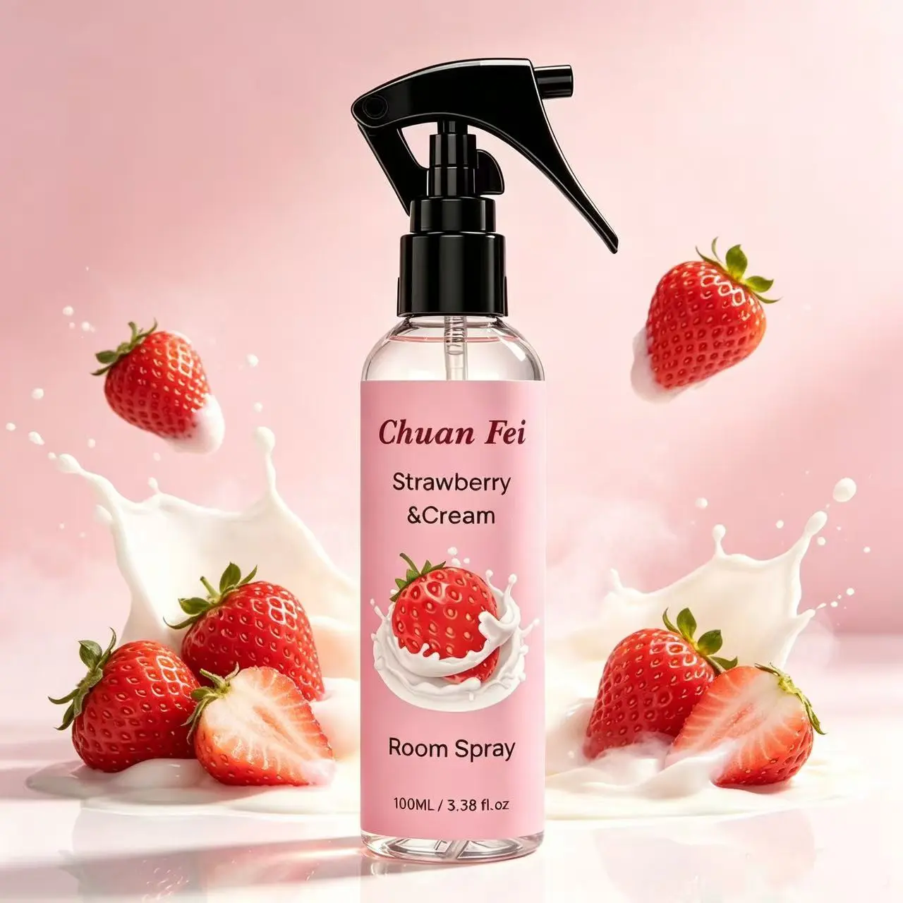 Odor Eliminating Room Spray, Room Deodorizer Odor Eliminator, 100ML, Travel Friendly, Freshener, Removes Odors, Suitable for Pets, Kitchen, Bathroom, Vanilla Scent, Floral Fragrance