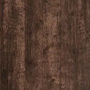 Dark Brown Rustic Wood Grain Peel and Stick Wallpaper, Removable Self Adhesive Vintage Distressed Texture Contact Paper Vinyl Roll for Desk, 17.7" x 78.7"