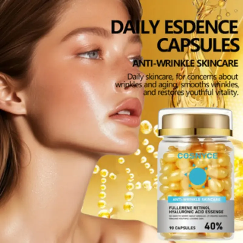 Morning Essence Capsules, Hyaluronic Acid Serum, Protects From Daytime UV Damage, Skin Care Supplement, Formula, Skin Repair