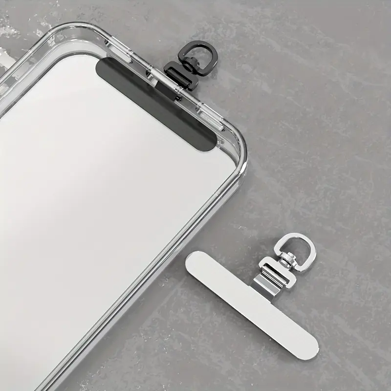 2 or 4 upgraded rotating stainless steel mobile phone hangers, ultra-thin metal clips,will not damage your phone,safe wristband pendant,suitable for phone cases, universal mobile phone accessories