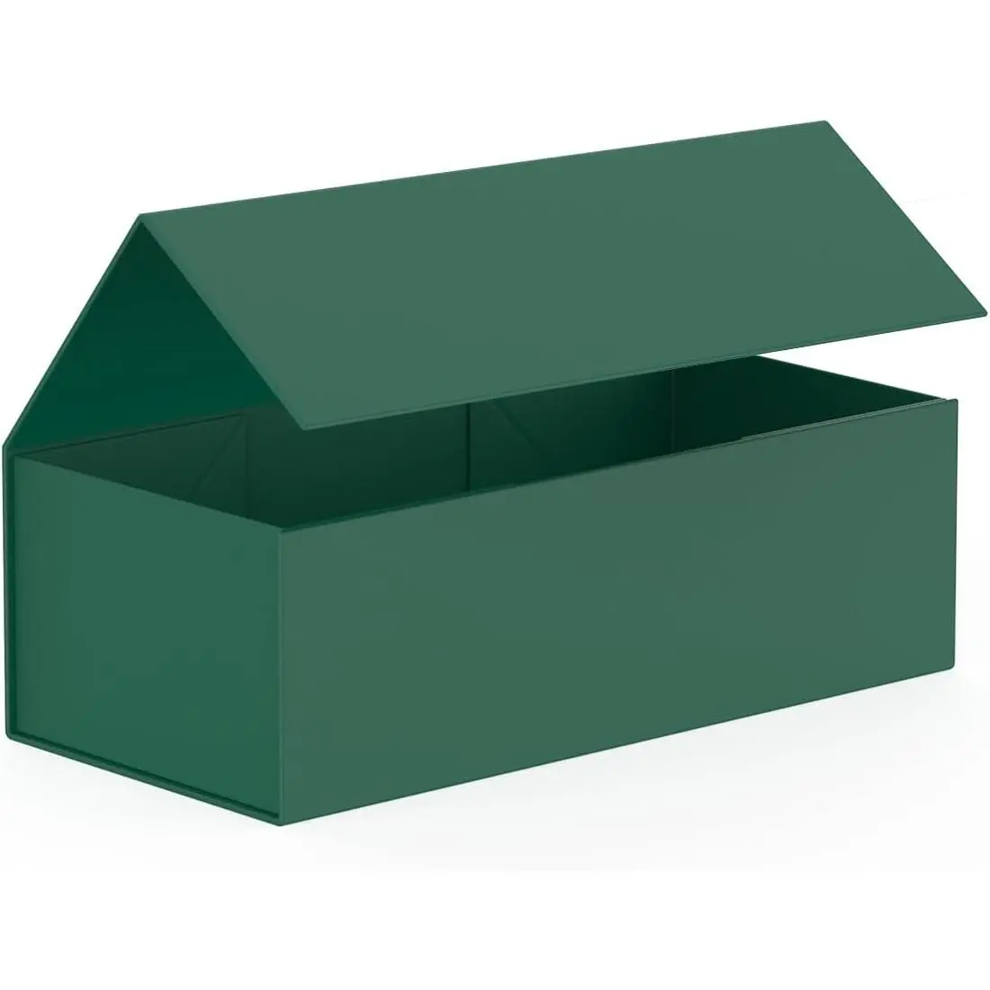Box 12" x 6" x 4",Large  Box with Lid, Forest Green Boxes for Presents,Birthday,Valentine's Day,Mother's Day,Christmas,Anniversary,Luxury for  Packaging