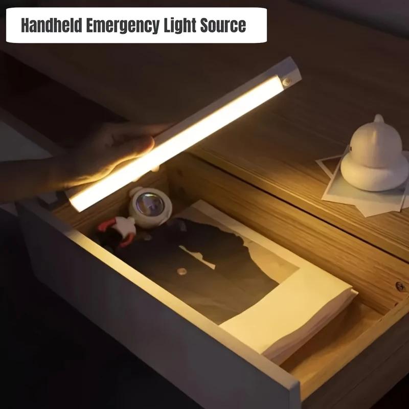 No Wiring Needed Under Cabinet Lights 6 Pack, Motion Sensor Turns On Instantly, 11.8in Rechargeable Magnetic Stick On Lights,White Color Temps Dimmable, Perfect Under Counter Lighting for Kitchen, Stairs, Closet, Night Use