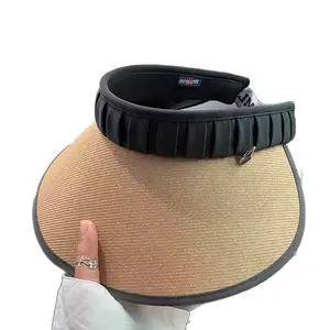 Wide-Brim Visor Sun Hat – UPF 50+ UV Protection Summer Cap for Women