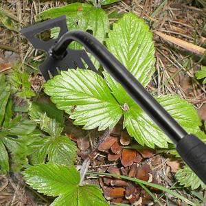 Hand Weeder Tools, 6 Teeth Uprooting Tool Multifunctional Manual Hand Weeder for Lawn, Crack Weeder Crevice Tool, 3 PCS