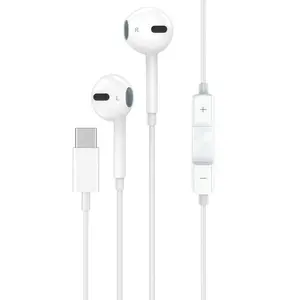 1 Pack USB-C In-Ear Wired Earbuds, Inline Mic & Volume Control, Perfect for Commuting, Online Classes & Gaming, Compatible with All Android Smartphones