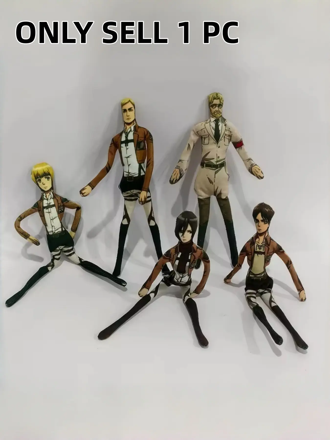 Attack on Titan Mouse Plush Toy, Jointed Iron Wire, Room Decor, Abstract Funny Prop, Unique Gift, Role Play Accessory, Fun Friend Gift