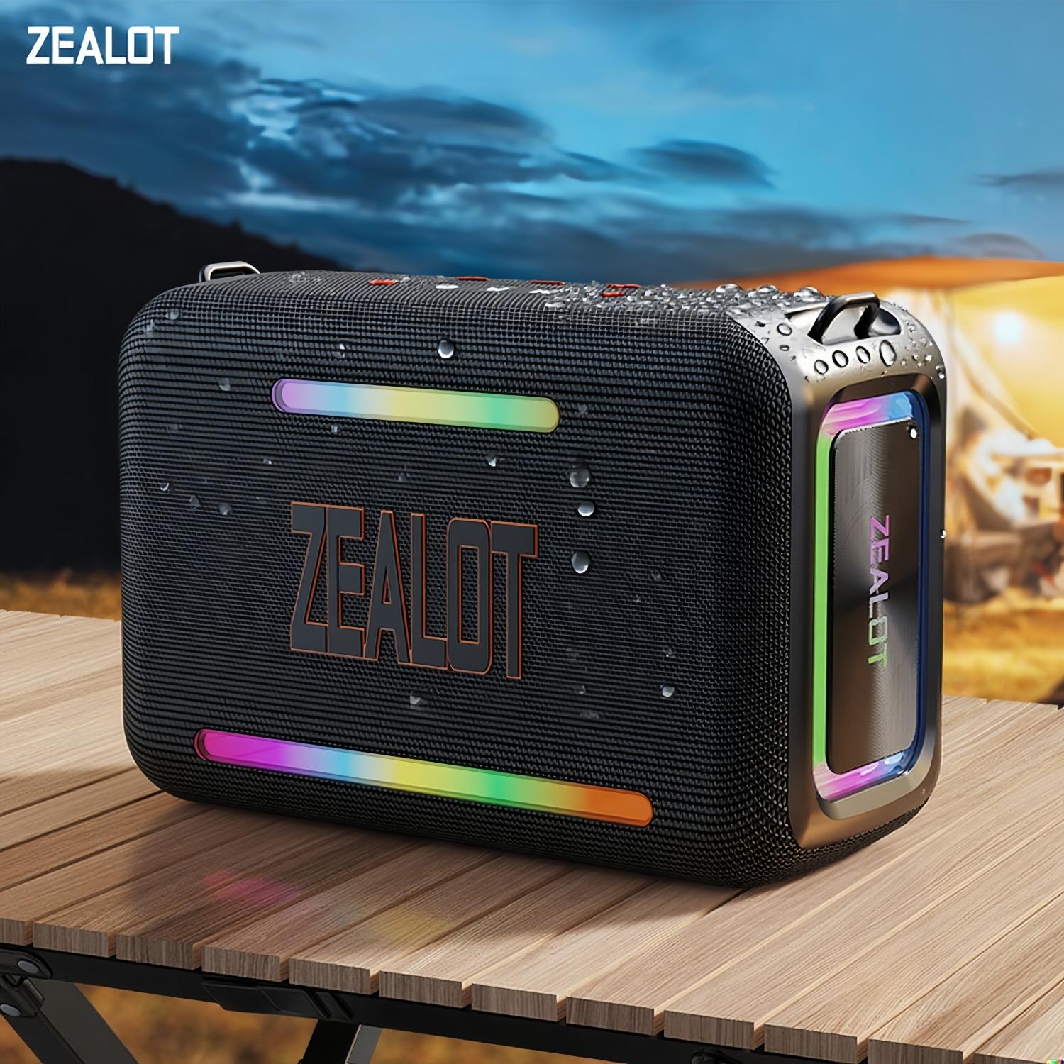 ZEALOT 100W ポータブルワイヤレススピーカー24000mAh Amazon.com: ZEALOT 100W RMS Bluetooth Speaker with Deep Bass