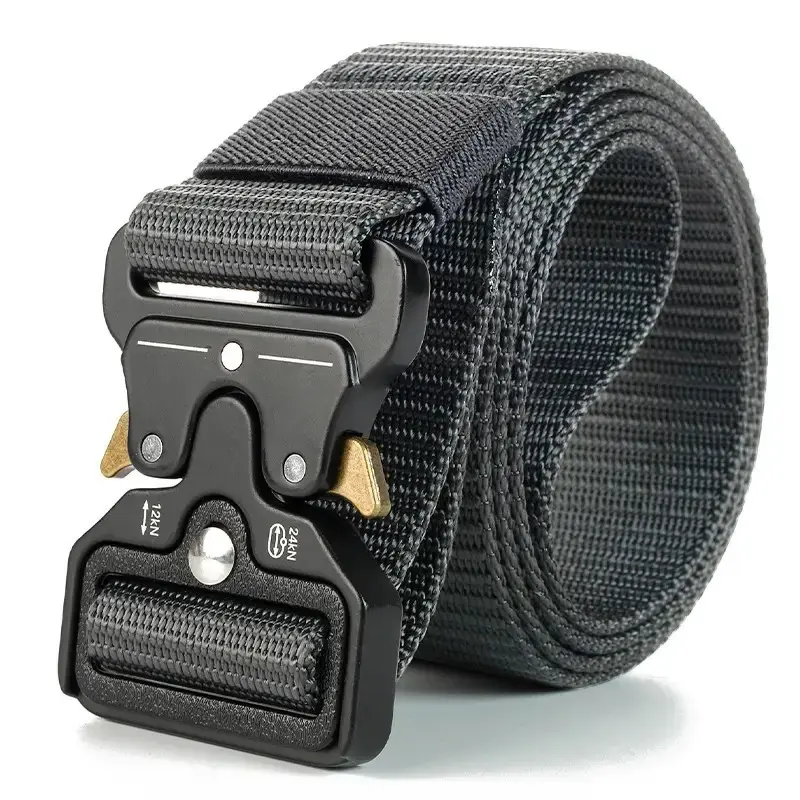 Nylon Automatic Buckle Belt For Work Tactical Pants Outdoor Duty Gear Quick Release Everyday Carry Men Essential
