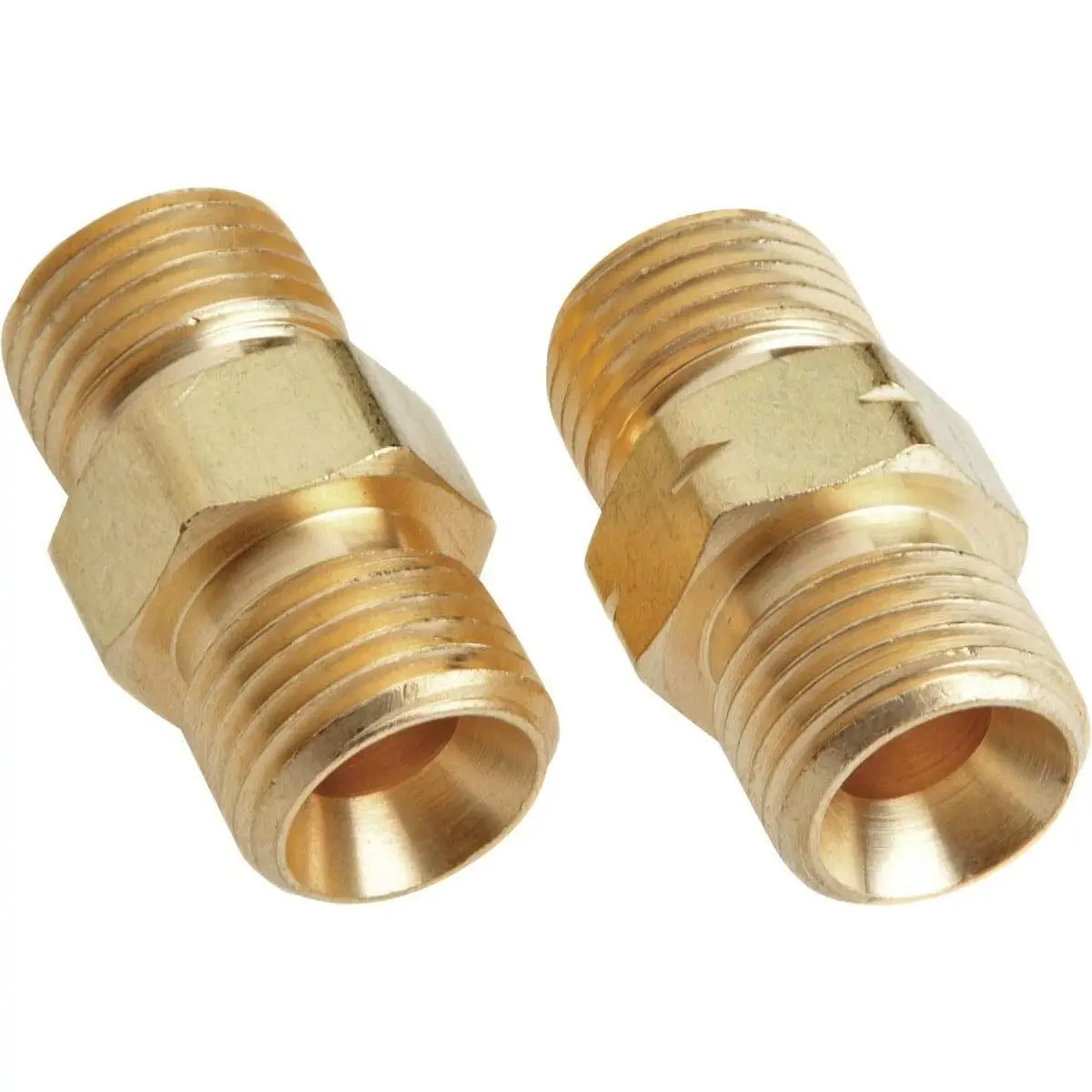 60332 Hose Coupler Set,  Acetylene, 3/16 and 1/4-Inch |  brass quick-connect hose couplers for 3/16-inch and 1/4-inch lines. Engineered for safe gas welding connections.