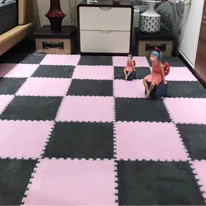 Fresh and simple interlocking floor mats for home use, covering large areas, easy to maintain, suitable for living rooms and bedrooms,resistant to dirt and wear