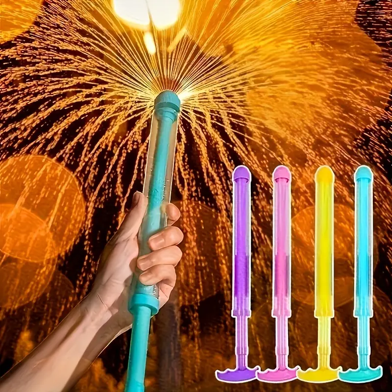 6Pcs color is random, summer fireworks water gun - pool toy, grip design, suitable for pool parties, beach parties and outdoor summer fun, a must for festival activities, durable materials, the first choice for fans
