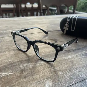 Classic Flat Lenses Glasses, Elegant High Intelligence Style, Unisex Tr Durable Frame, Stylish Square Frames, Ultra-Light Perfect for Work & Daily Use
