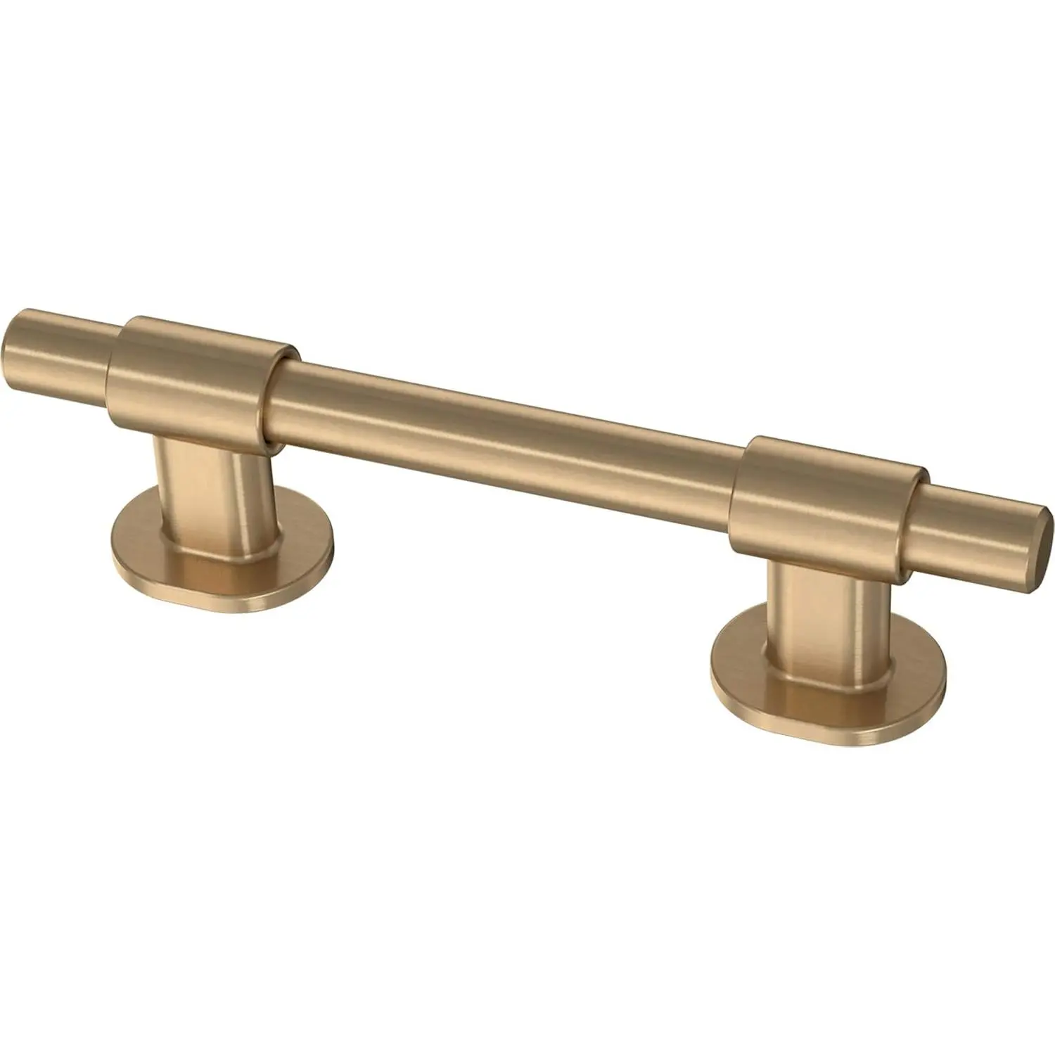 Adjusta-Pull™ 5-Pack Champagne Bronze Gold Cabinet Handles, Adjustable Universal Fit Drawer Pulls for Kitchen Cabinets, Dressers, Cupboards, Fits 1-3/8 to 4 in (35–102mm) Hole Centers, 1-3/8" Size