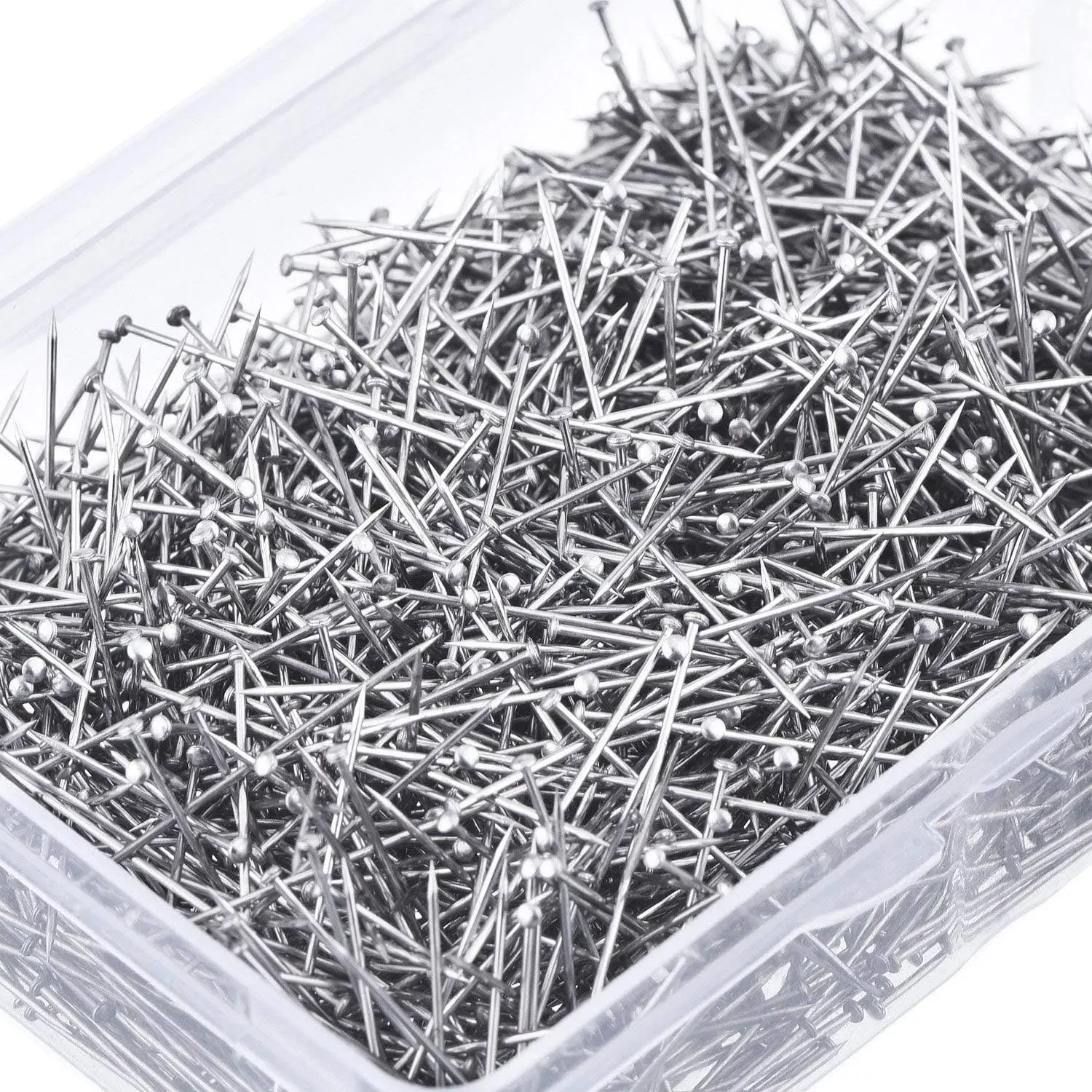 2000 count  Pins 1 Inch Straight Pin for Crafts Fine Satin Dressmaker Pins for  Making, Sewing and Craft Stainless Steel(1 1/16 Inch)