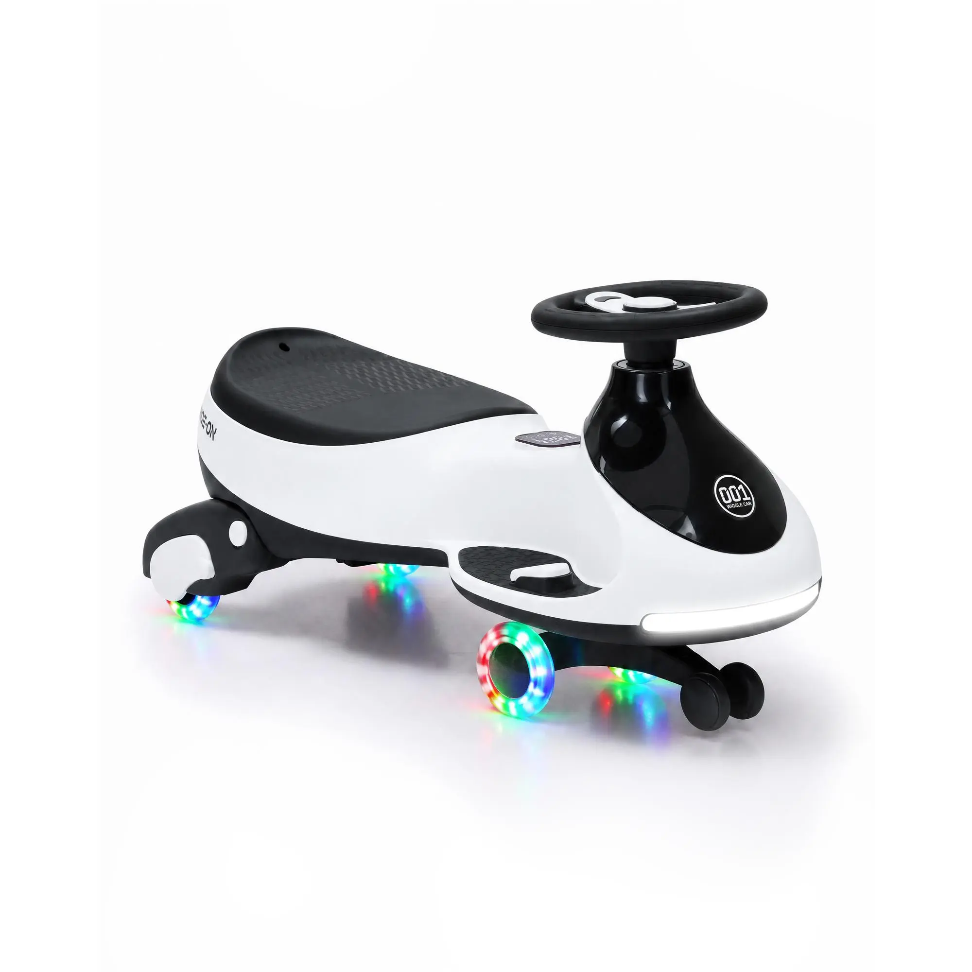 12V 2-in-1 Ride On Electric Wiggle Car for Kids – Pedal & Swing Modes – 360° Steering, Flashing Wheels, Music, Anti-Rollover, Rechargeable, High Weight Capacity – Indoor Outdoor